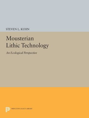 cover image of Mousterian Lithic Technology